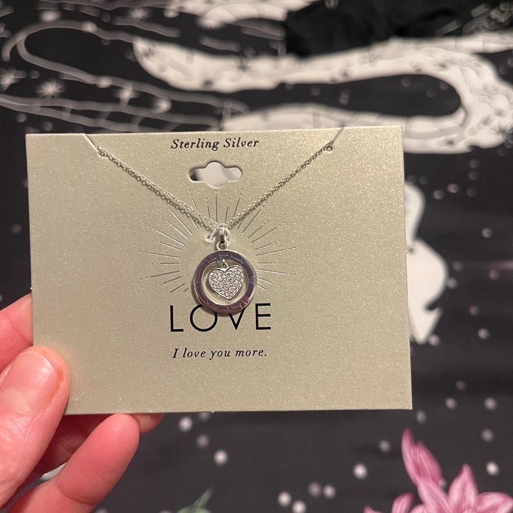Target Sterling Silver Heart Necklace